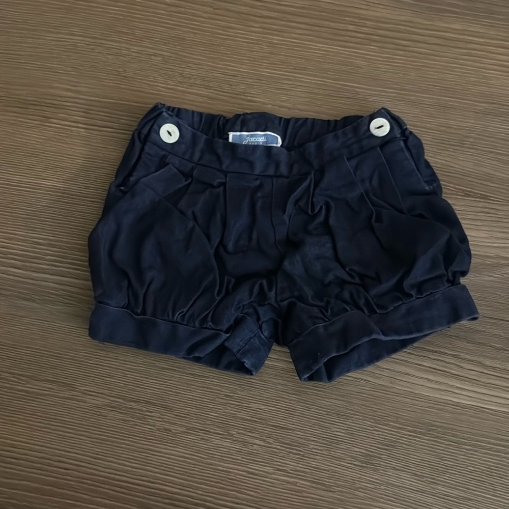 Jacadi navy 6 months baby shorts